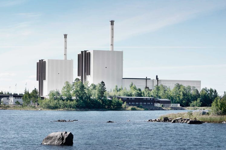 Exterior view of Forsmark power station Exterior view of Forsmark power station